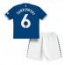 Everton James Tarkowski #6 Replika Babykläder Hemma matchkläder barn 2023-24 Korta ärmar (+ Korta byxor)